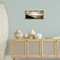 Stupell Industries Sepia Rays on Beach Framed Floater Canvas Wall Art Design by Noah Bay